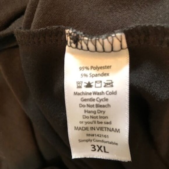 NWOT LulaRoe Holiday, Party Dress Black Tiered Ruffled Skirt, Scoop Neck 3X - Picture 7 of 7